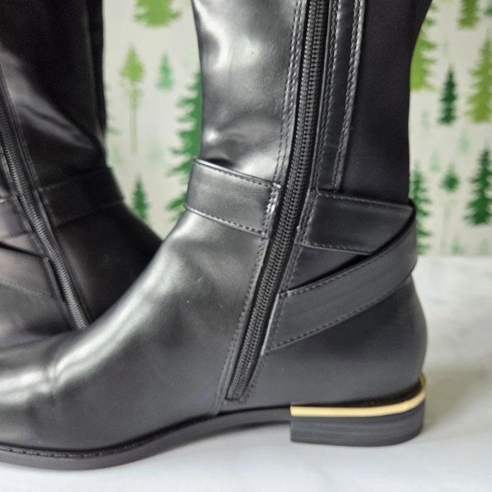 Liz Claiborne Jepson Stacked Heel Over the Knee Boots